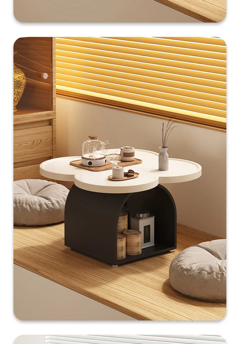 Designer-Couchtisch für das Wohnzimmer, luxuriöser Beistelltisch für das Schlafzimmer, nordischer Stolik Kawowy Flurmöbel – Detail 11