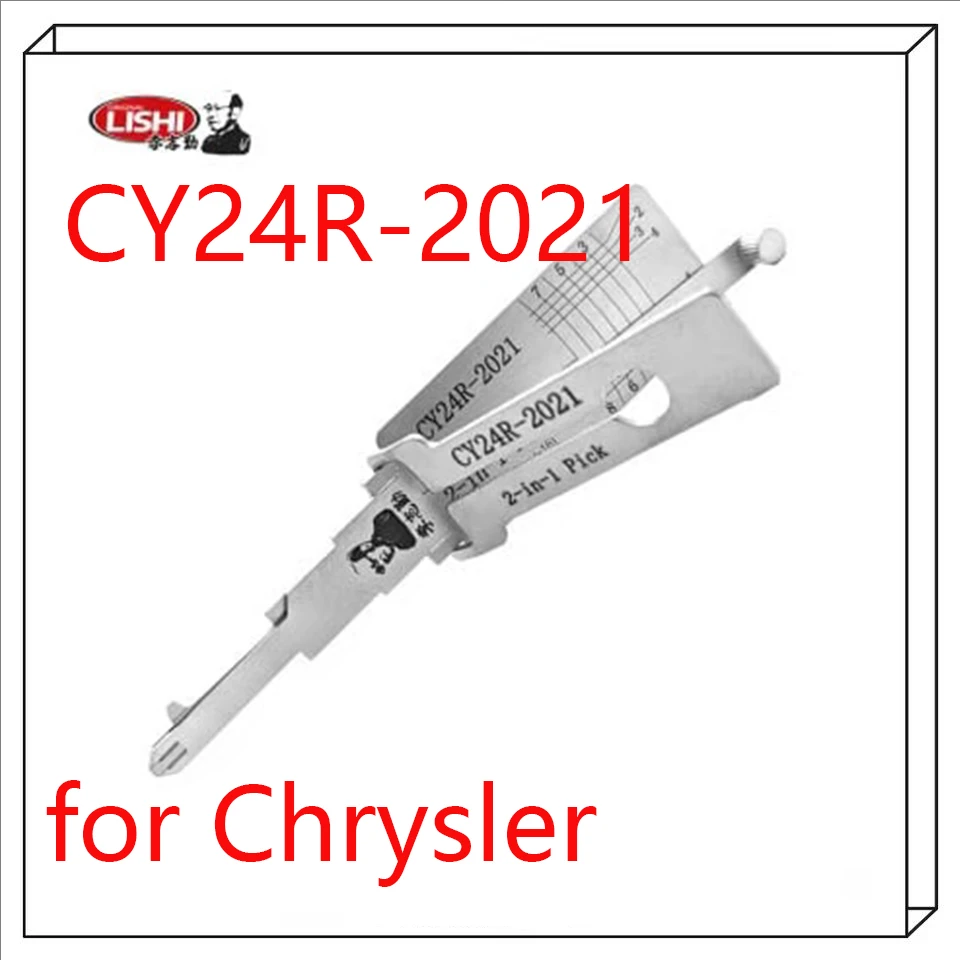 

НОВИНКА 2026: Отмычка-декодер LISHI 2-в-1 CY24R-2021 для Chrysler Y159R/CY24R