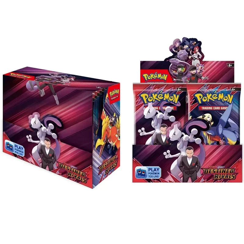 Nuevo Set de 360 Cartas Pokémon DESTINED RIVALS, Journey Together, Stellar Crown 151 Ultra Prism, Edición en Inglés, Booster Battle, Regalo