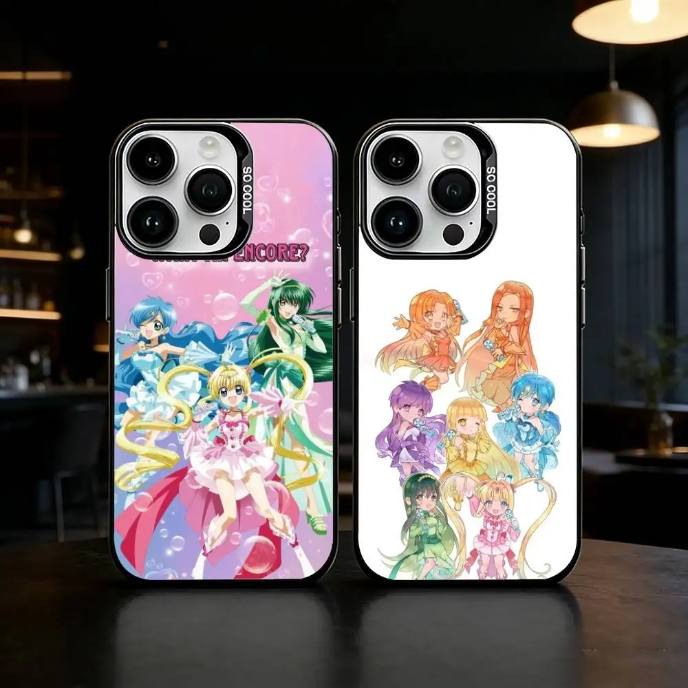 

Mermaid Melody Pichi Pitch Phone Case For iPhone 17,16,15,14,13,12,11,Pro Max,Plus Candy Silver Cover