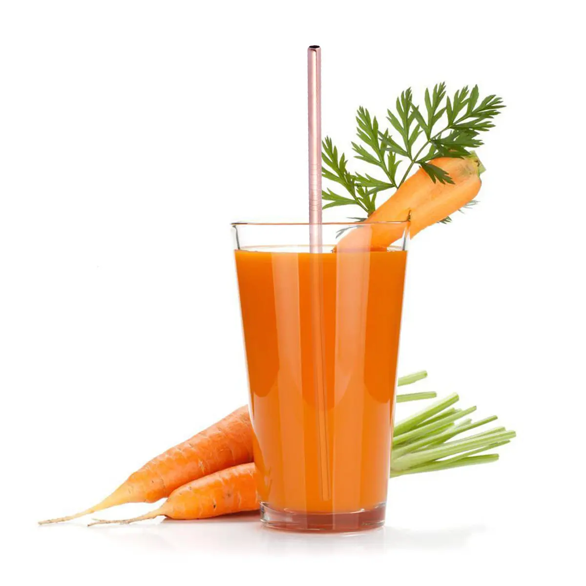 1Pcs 21.5cm X 0.6cm Stainless Steel Straight Drinking Straw Reusable for Tumblers Food Safe Rust Resistant Eco Friendly Health