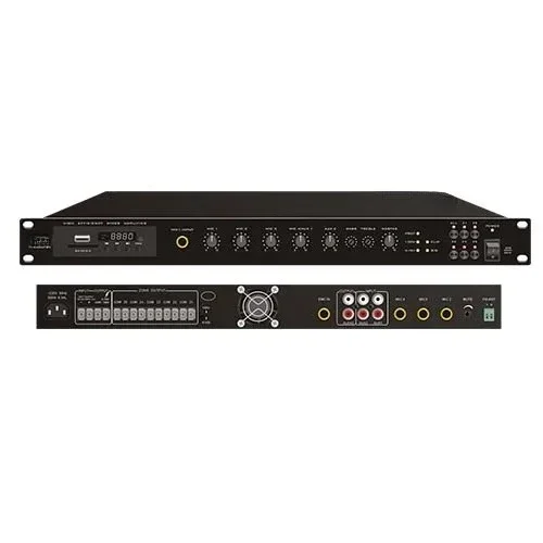 

Цифровой микшерный усилитель с источником звука, 1U, 240 Вт, 350 Вт, 500 Вт, микшерный усилитель класса D с MP3 (USB/SD)/тюнером и Bluetooth