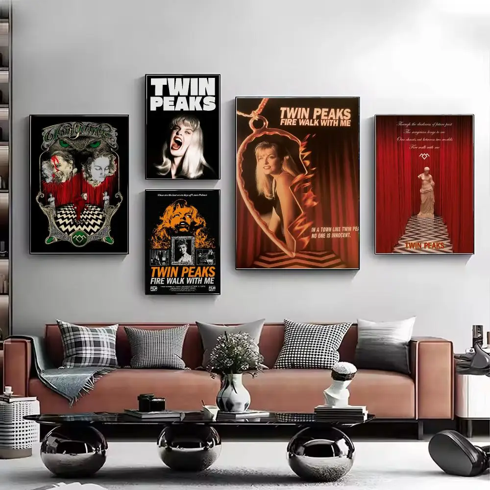 Drama Twin Peaks Poster Stylish Wall Art Print for Living Room Bedroom Study Office Café Home Decor Modern Gift