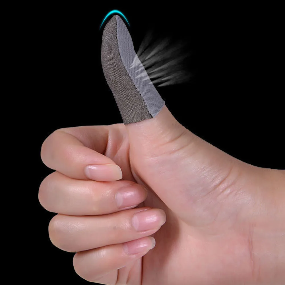 

Anti-Slip Finger Sleeve For Gaming Touchscreen Sweat-Resistant Thumb Cover High Sensitivity Game Protector Lightweight