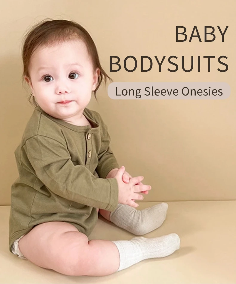 Baby BodySuits Onesies Long Sleeve Boys Girls Cotton Baby Clothes 0- 24 Months Newborn bebe Jumpsuit Clothing