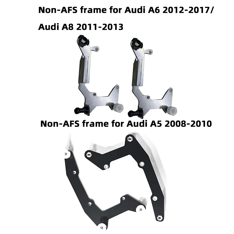 SANVI AFS/NON-AFS Headlight Framework for Audi A4/A5/A6/A8/Q5/Q7 Car Light Upgrade Bi LED&Xenon Projector Lense Car-Styling