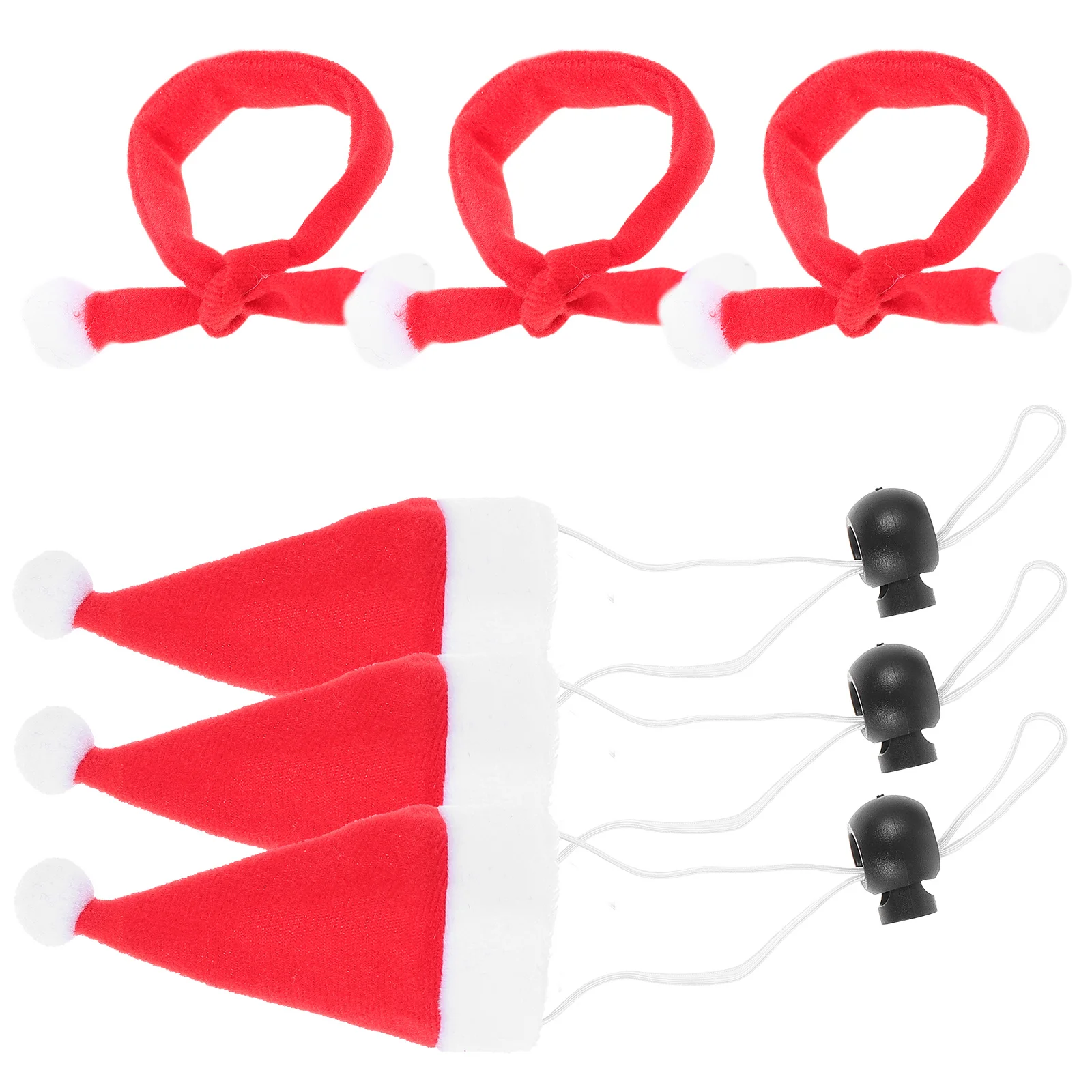 

6Pcs Christmas Pet Costume Hat Scarf Set Xmas Dog Cat Party Supplies Decorative Holiday Outfit Xmas Pet Hat and Scarf