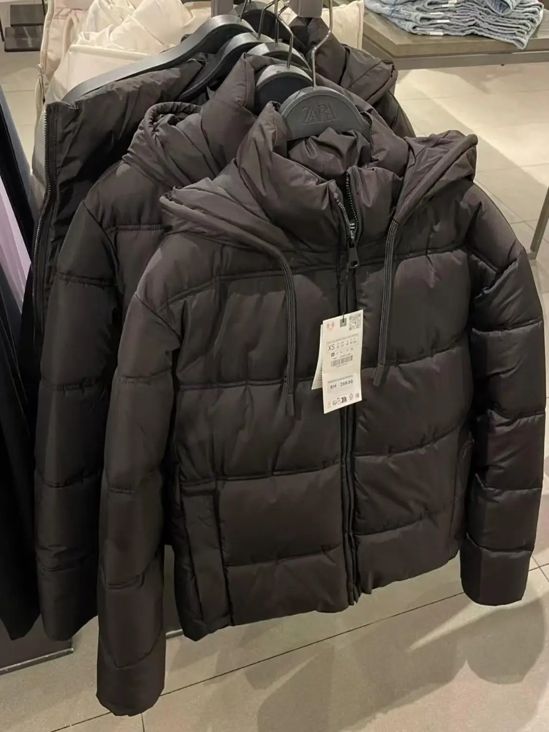 

Autumn Winter New Arrival Women's Casual Simple Long Sve Thi Warm Hooded Jaet Outerwear 3024 Faionable Coat