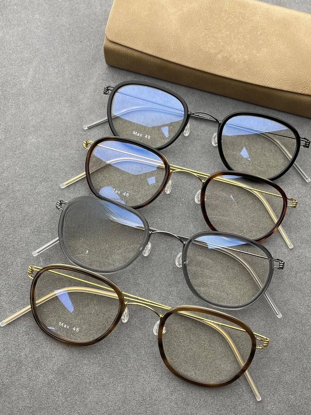 2026-new-ultra-light-one-piece-tortoiseshell-color-glasses-frame-unisex-flat-lens-anti-blue-light-myopia-glasses