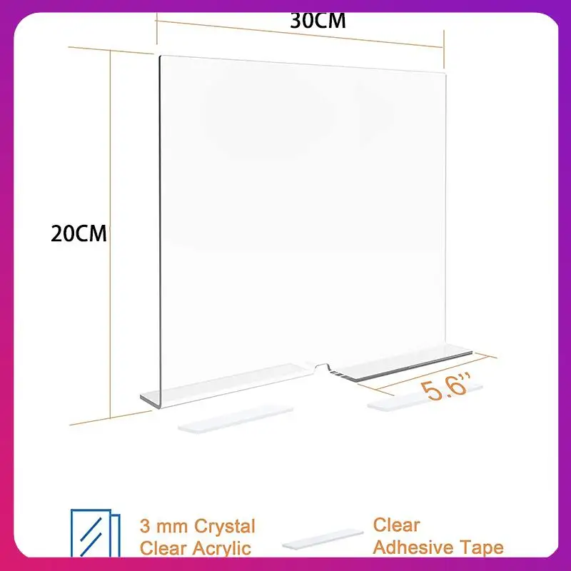 

ABKL-Shelf Dividers For Closets, Clear Shelf Dividers For Wood Closet, Closet Shelf Organizer Divider And Separator