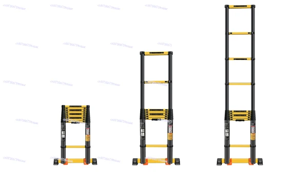 

Household Commercial 3.8M Ladder Telescopic 3.2m/10.5ft Aluminum Extension Ladders 20ft