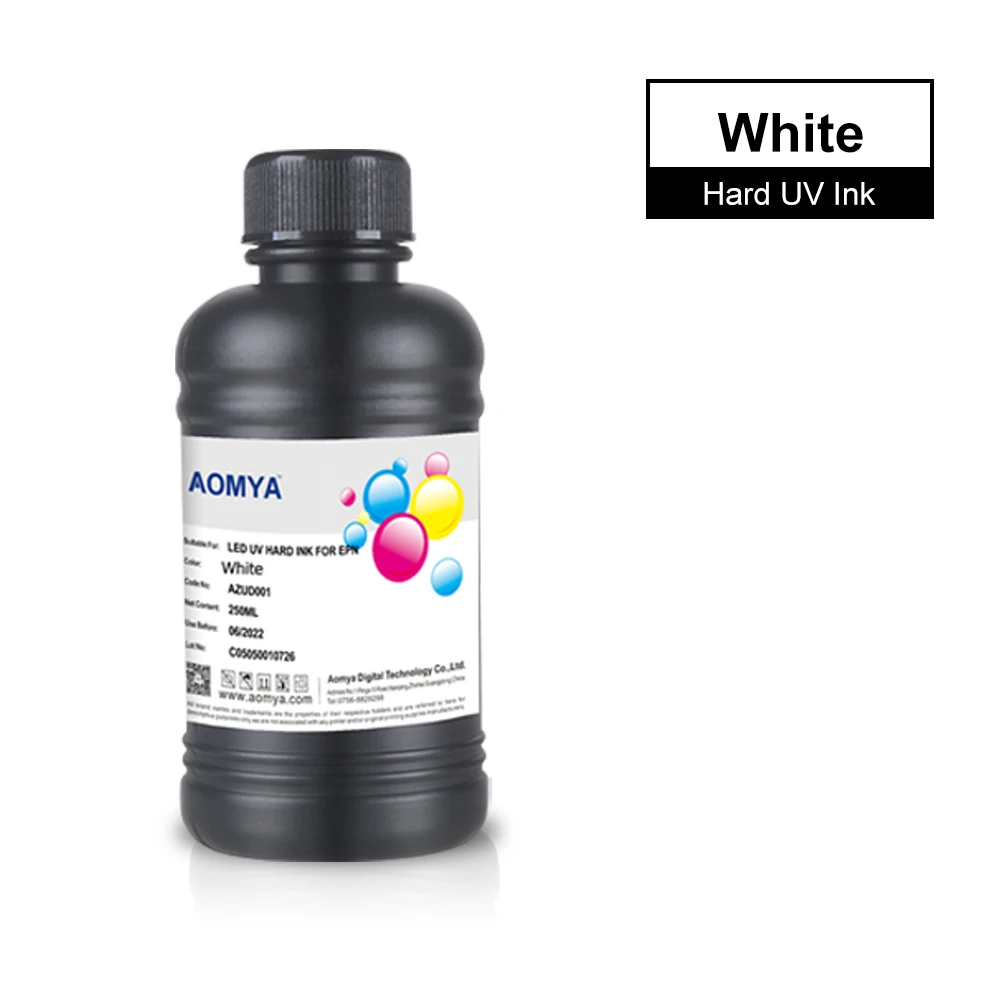 Aomya 5*250ml LED UV Ink For Epson L800 L805 L1800 R280 R290 R330 1390 1400 1410 For DX5 DX6 DX7 Printhead Universal UV Printer