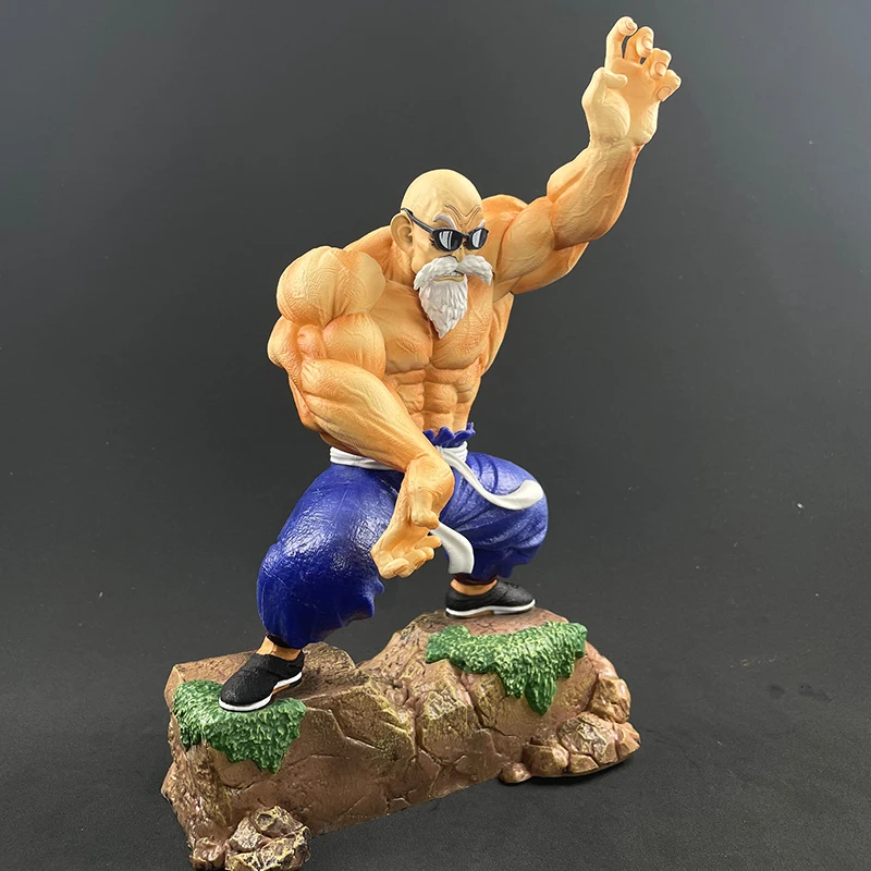 Dragon Ball Master Roshi Figure Kame Sennin Figurine With Base 26CM PVC Action Figures Collection Model Toys for Children Gifts