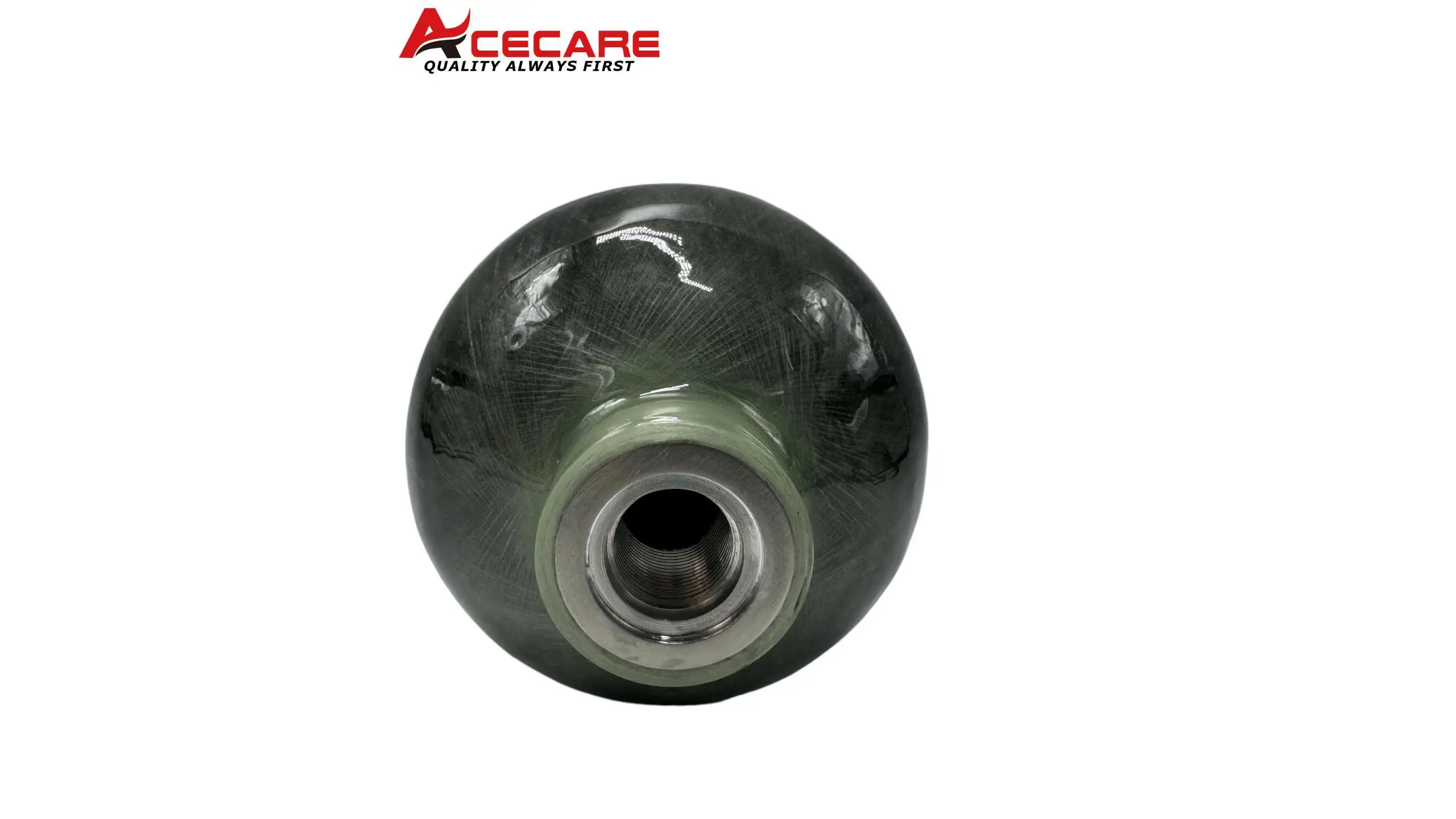 Acecare 4500Psi 300Bar 1.1L Wysokociśnieniowy cylinder z włókna węglowego 30mpa Zbiornik gazu Kompozytowy mini zbiornik do nurkowania Cylinder HPA M18 * 1.5