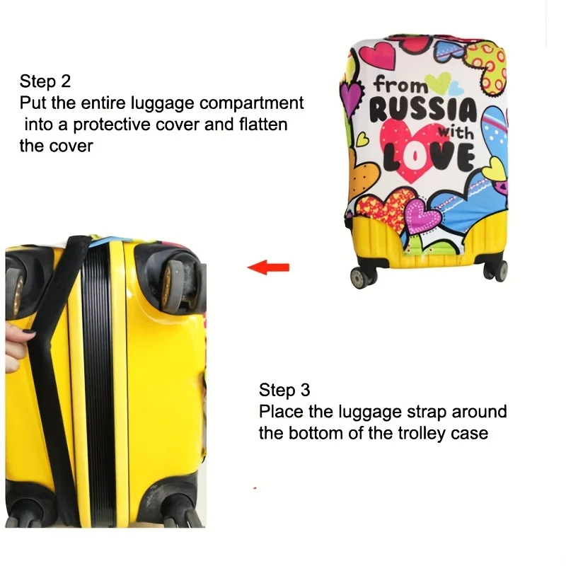 Travel Elastic Luggage Suitcase Protective Cover, Stretch, made for 20,24,28inch, Apply to 18-32inch Cases, Travel Accessories