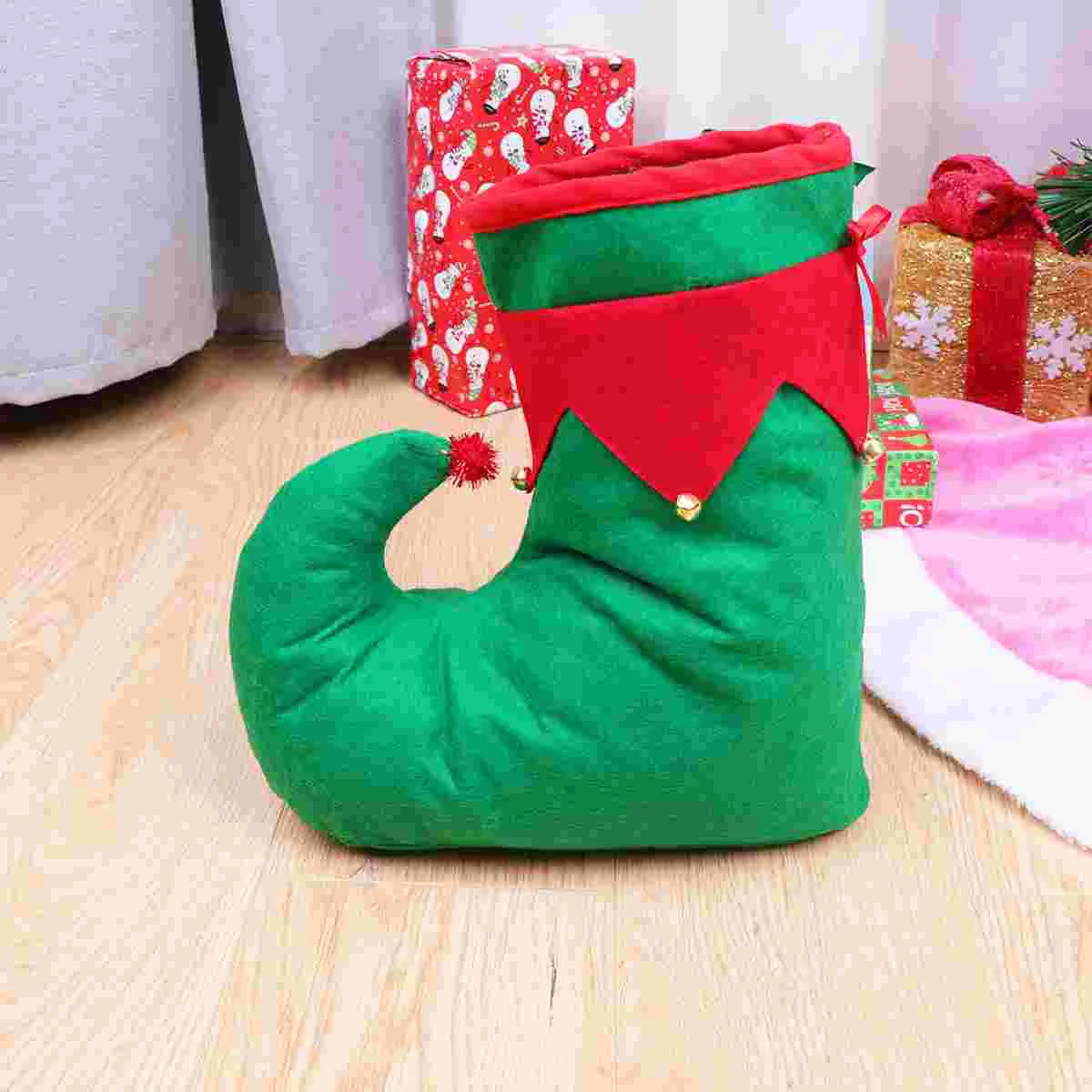 Pixie Accessories Christmas Heart Shoes Funny Slippers Clown Costumes Novelty Party