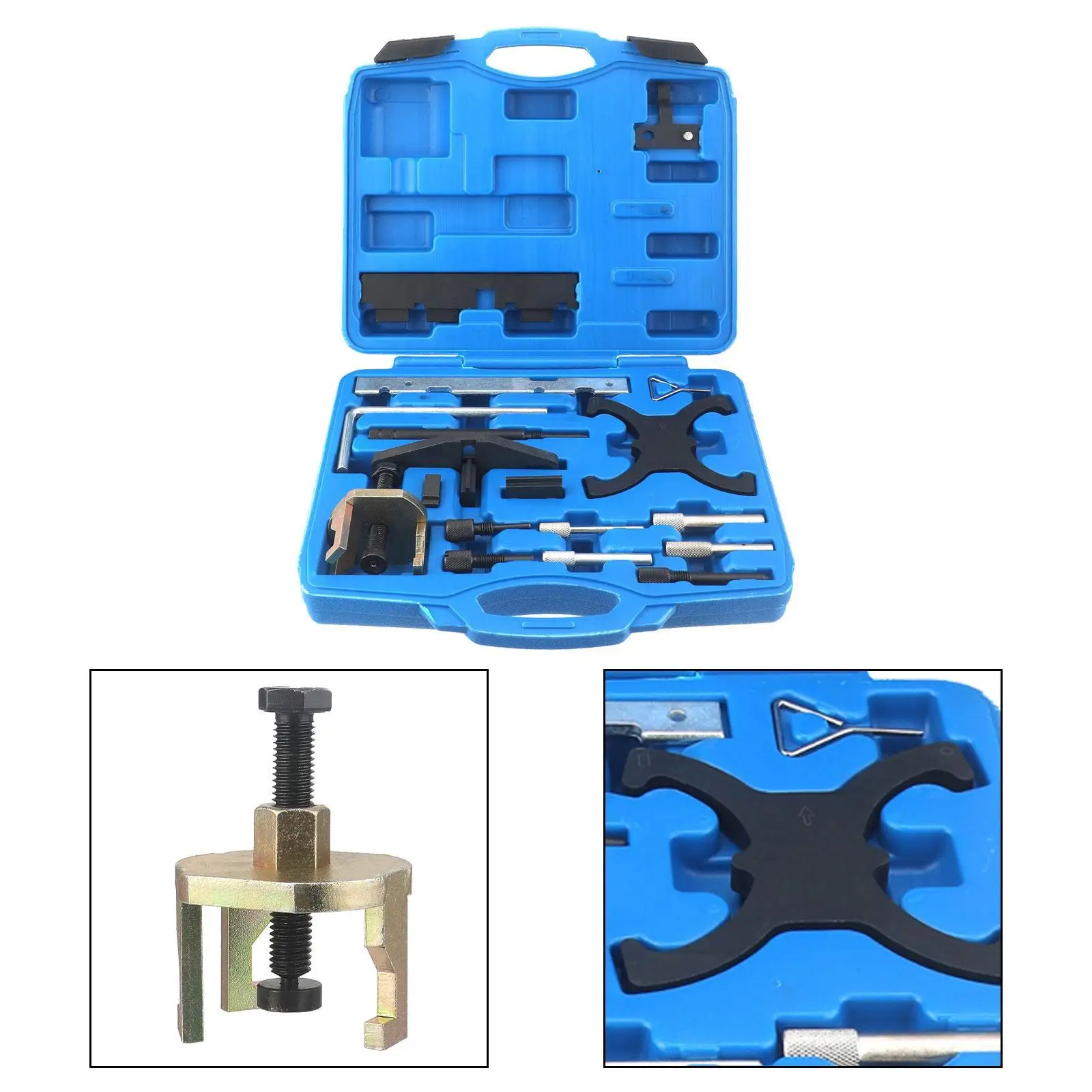 

18Pcs Engine Timing Tool Set Repair Parts Wear Resistant Steel Easy Use Camshaft Alignment Tools for 1.4/1.6/1.8 Engines