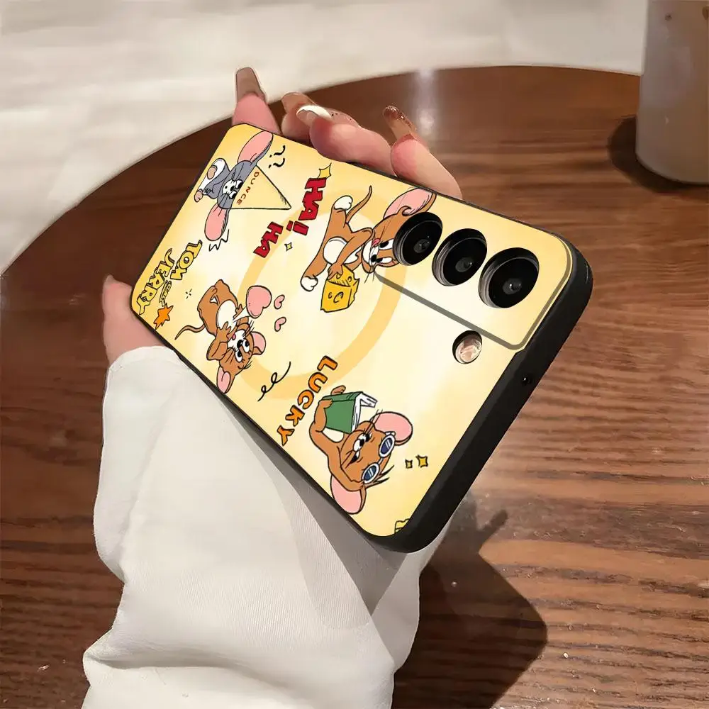 Cartoon J-Jerrys T-Toms Phone Case For Samsung S26 S25 S24 FE S23 S22 S21 Plus S20 Ultra Note20Ultra Black Soft Shell view 4