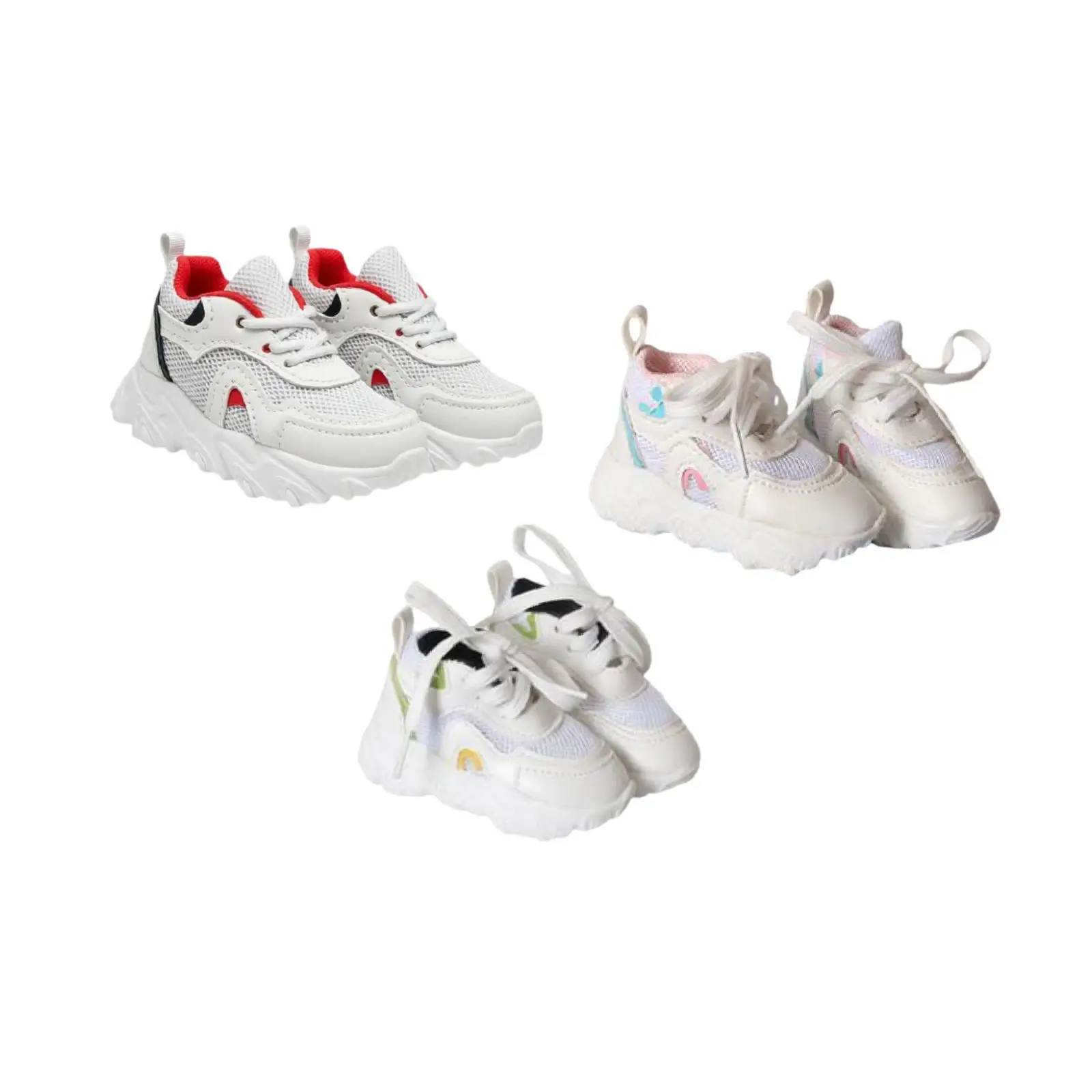 

Fashion Doll Sneakers 1/3 Scale Female Action Figure Shoe Photo Props for 24 Inch Women Doll Dress Up Model