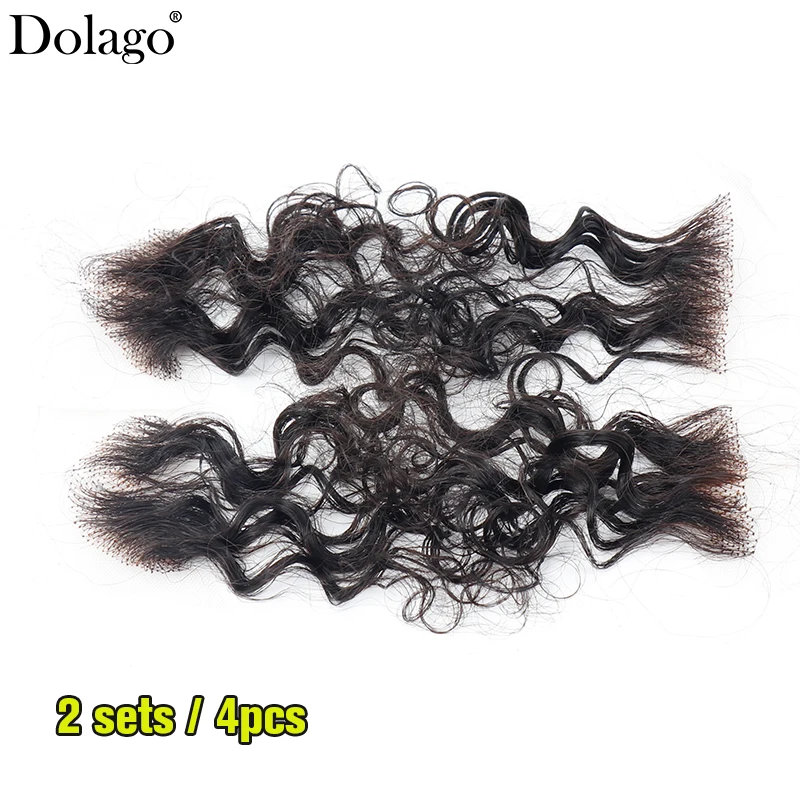 O fechamento do laço do cabelo do bebê suíço de hd tira ondulado encaracolado parte da borda do cabelo do bebê para 13x4 13x6 360 perucas do cabelo humano da parte dianteira do laço para a mulher