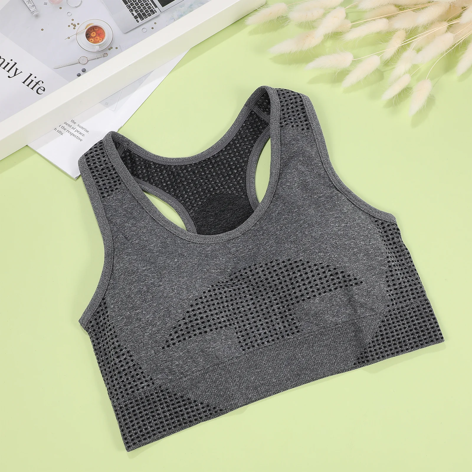 

1Set Yoga Fitness Set Lightweight Breathable Workout Outfits Elastic 2 Piece Sets Women Gym Clothing Yoga Clothing for Women