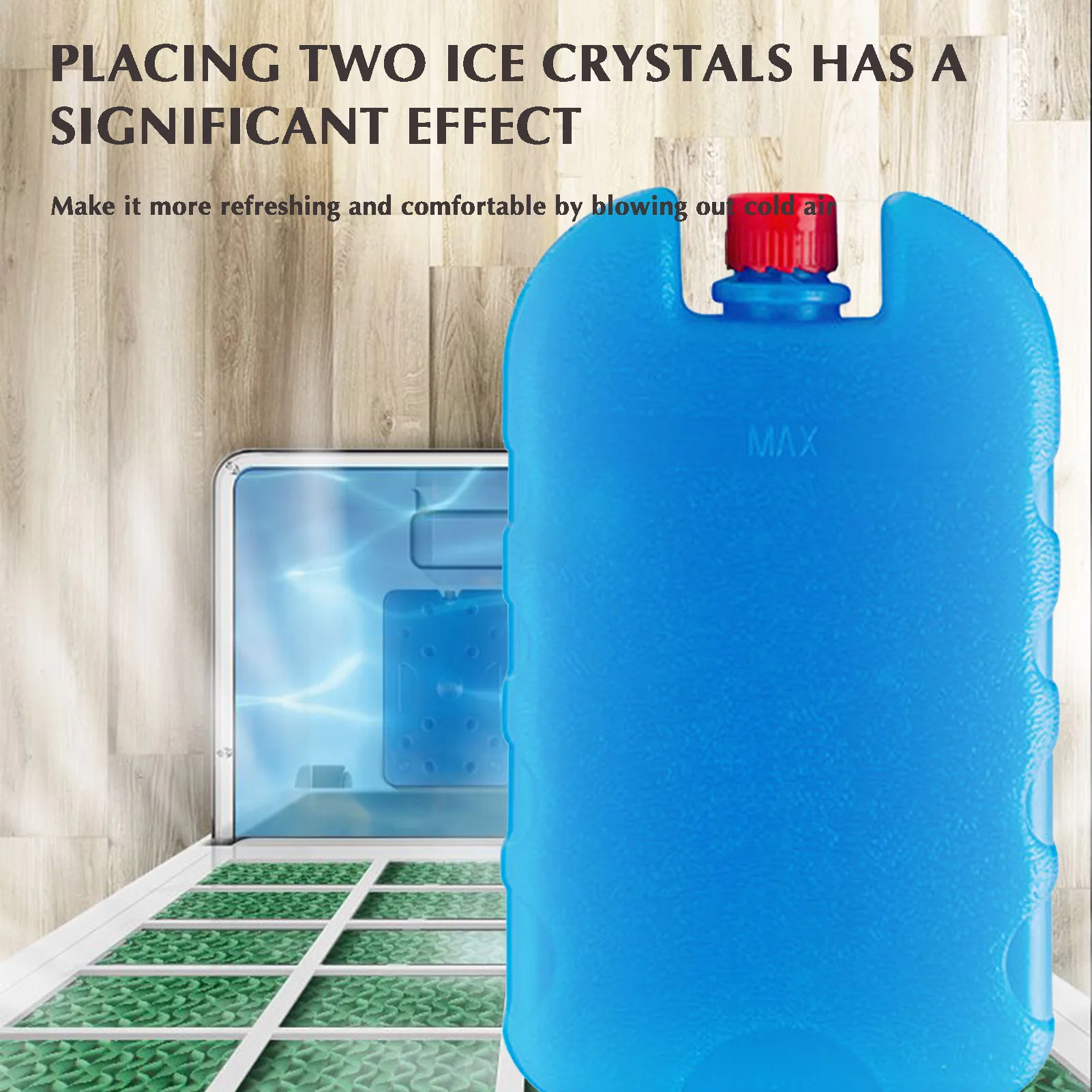 Reusable Gel Freezer Pack Refrigerator Ice Blocks Ice Crystal Box Cold Freezer Pack Picnic Fresh Food Cooler Water Injection Box