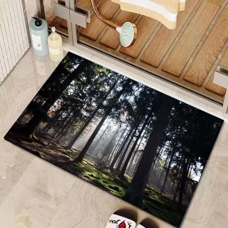 Bathroom floor mat, diatom mud, quick-drying toilet, toilet, non-slip foot mat at the door of the toilet