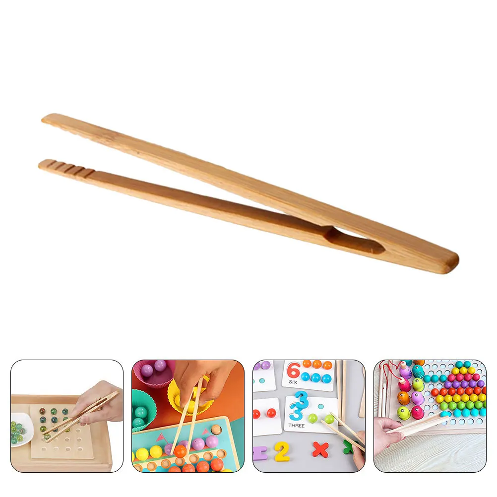 2 stuks houten pincet voor kinderen fijne motoriek trainingshulpmiddelen kleine tang voor tellen sorteerspellen educatieve activiteiten handsogoog