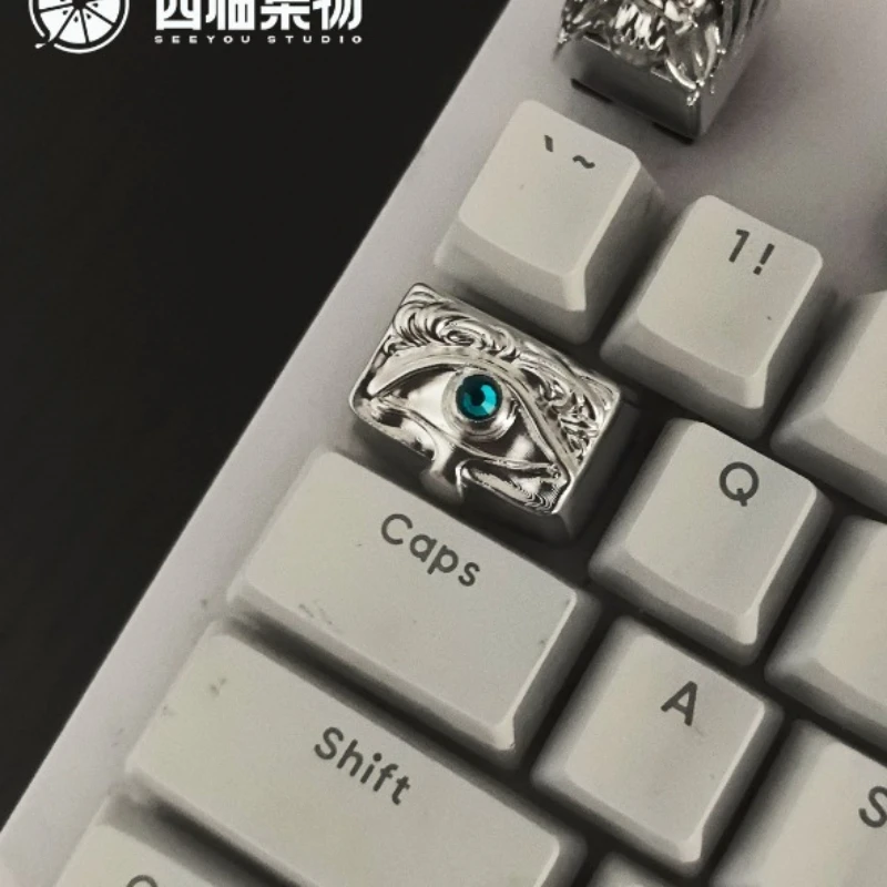 

First Tear Keycaps Resin Material Customized Metal Texture Keycaps 1.5/1.25U Size Mechanical Keyboard Accessories ESC Gift