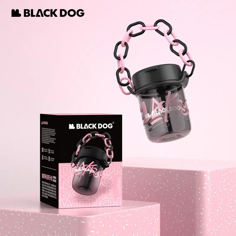 Blackdog Portable Chain Cup Outdoor Sweet Cool Series High Beauty With Straw Cup Sports Kettle Coffee Cup 380ml Capacity