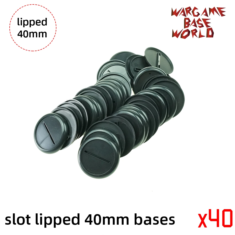 40mm slot lipped bases table games for war machine