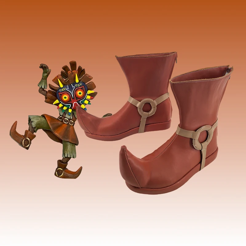 เกมมาโยร่า กาโนน ดอร์ฟคอสเพลย์รองเท้าหนังเทียมสีแดงรองเท้าสำหรับชาย