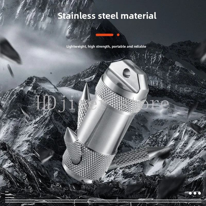 

Stainless Steel Detachable Tiger Claw - Outdoor Mountaineering Climbing Water Grass Fishing EDC Toy Waterproof Seal Can