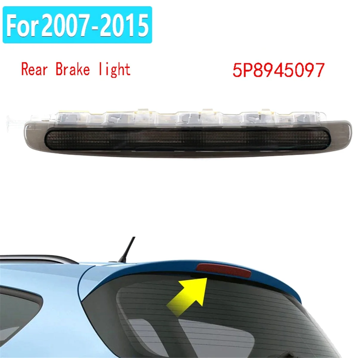 ضوء فرامل أسود عالي التركيب لمقعد ALtea Altea XL Typ 5P Altea #2