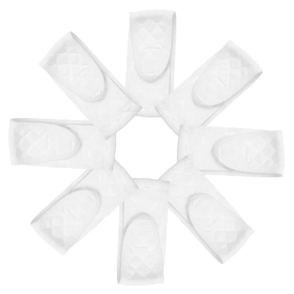 8Pcs Reusable Baby Belly Wrap For Newborn Boy Button Double Layer Cotton Band Umbilical Cord Belt Easy