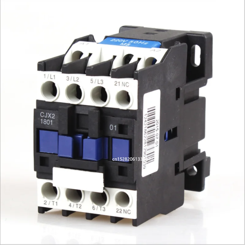 CHINT NXC-18 18A LC1D AC Contactor CJX2-1810 1801 NO NC LC1 DIN Rail Mount Electric Power Contactor AC 24V 36V 110V 220V 380V