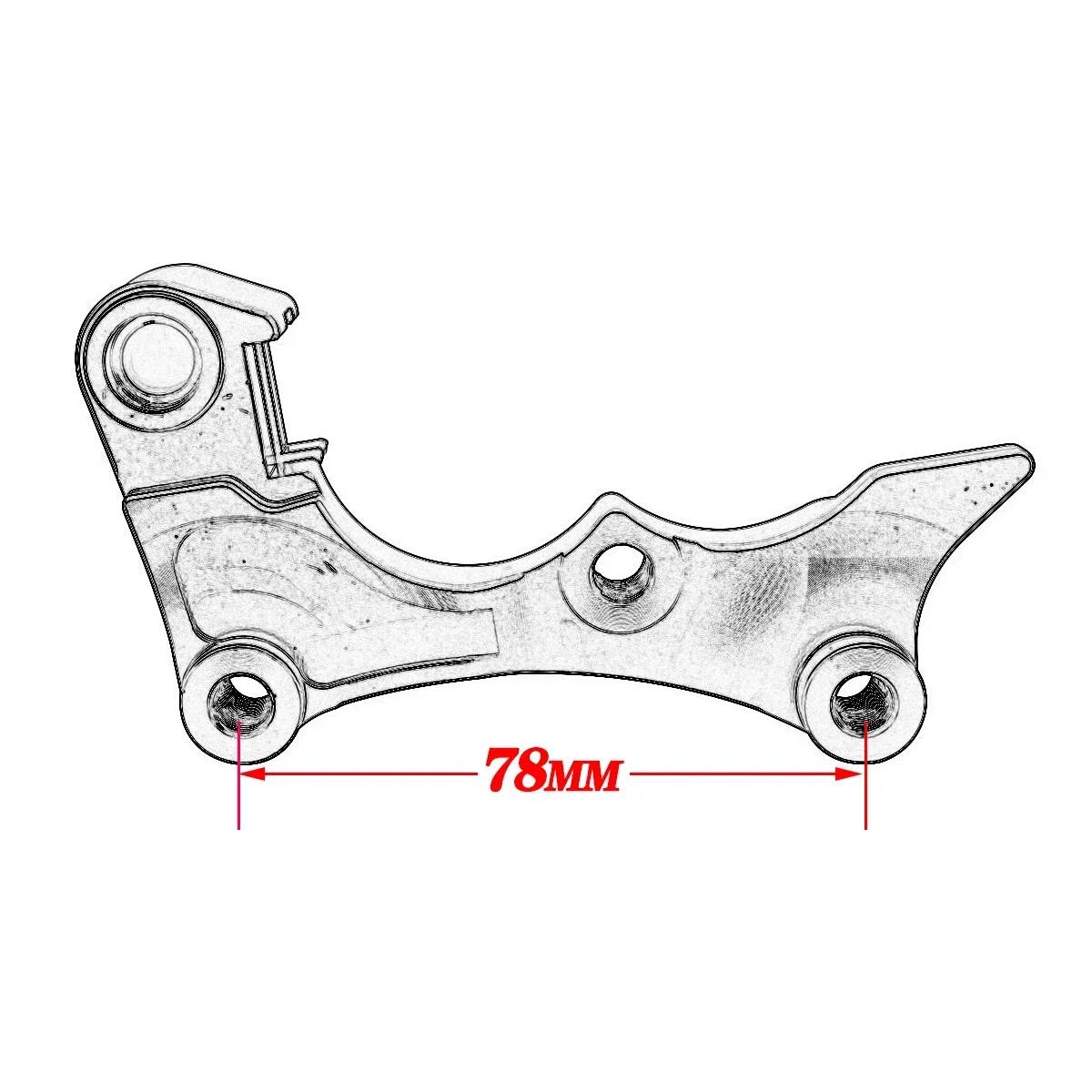 Motorcycle 270MM For Honda Brake Disc Adapter Bracket CR125E CR125R CRE CRF 125 250 450 CR250R CRF250X CRF250R CRF450R 450X