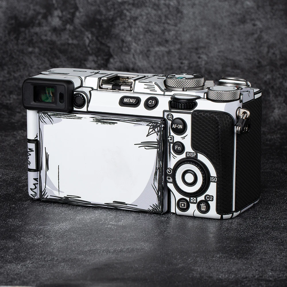 A7C2 A7C A7CR autocollant de peau d'appareil photo A7CII Film de protection A7CM2 A7CR housse Film enveloppant couvert pour Sony Alpha 7C II peau de décalcomanie