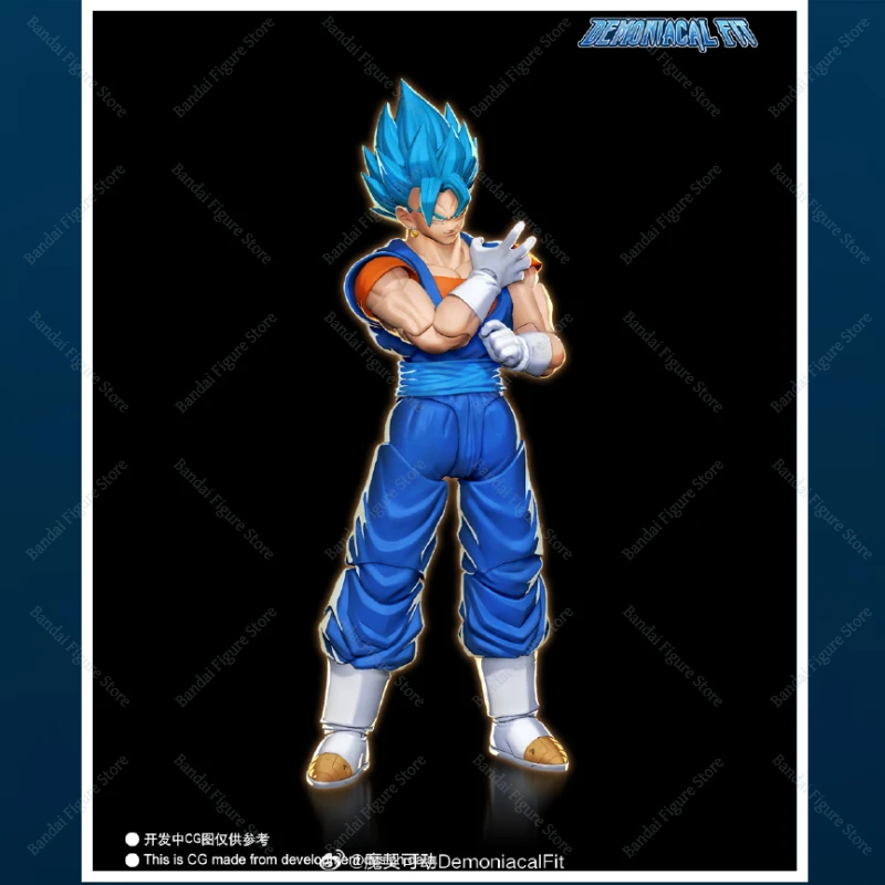 New Original Demoniacal Fit Cosmic Blade SHF Dragon Ball SSJ 3.0 Vegetto Anime Action Figure Collection Model Toy Gift