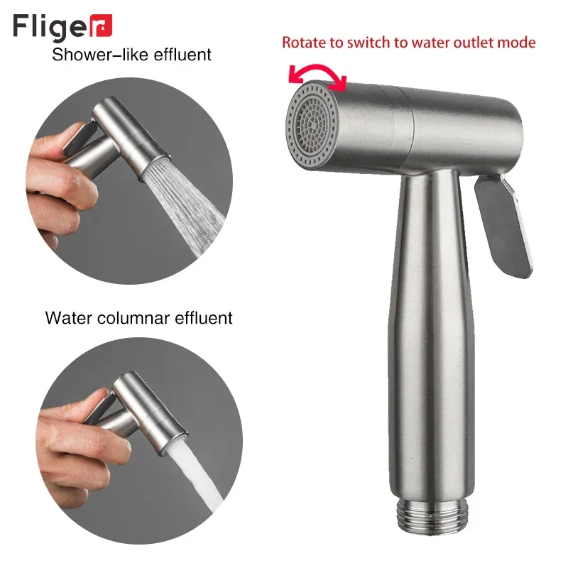 Stainless Steel Bidet Faucet Head Portable Bidet Sprayer Single Cold Water Shower Head Handheld Bidet Sprayer Accessories