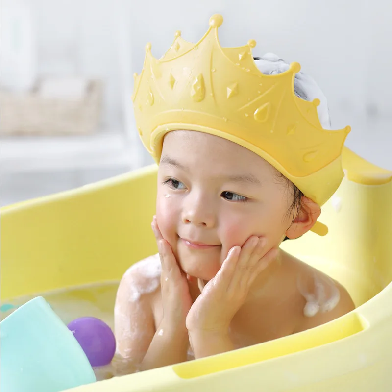 Baby Shampoo Cap, Kidsren\'s Shampoo, Eye Protection, Baby Bath, Shower Cap, Kidsren\'s Hair Shampoo, Waterproof Ear Protection...