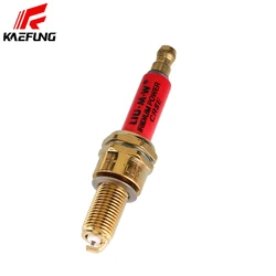 CR8E Spark Plug Replacement Accessory for 4 Stroke 125cc 150cc 200cc 250cc ATV Dirt Bike Go Kart Moped Scooter Red