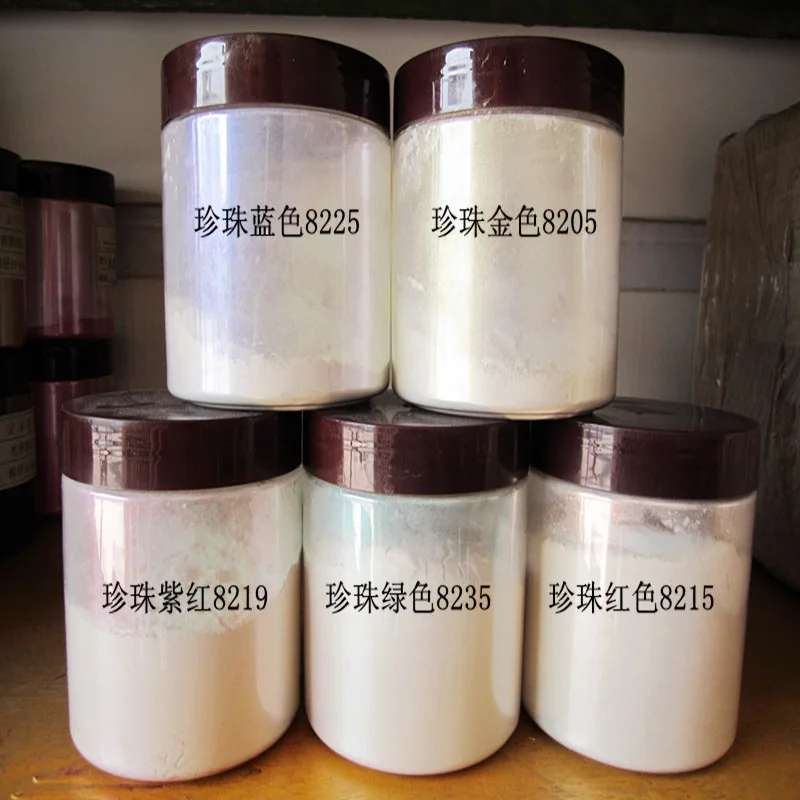 wholesale 500g color mica powder, pearlescent powder watercolor paint furniture spray paint Epoxy Candle Soap pearl pigment