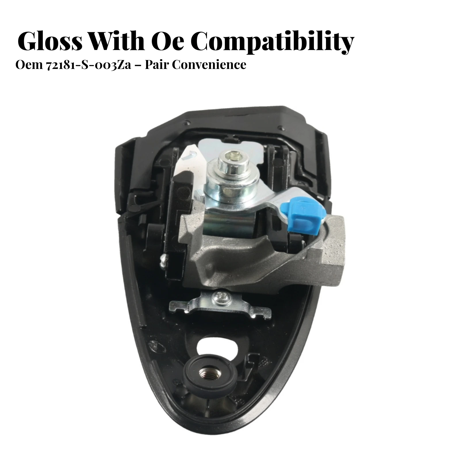 Exterior Door Handle Assembly Glossy Outer Door Handle for Mechanics