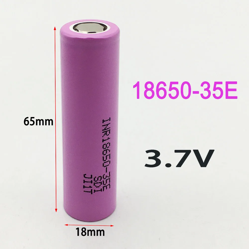 Real Capacity 2000/3400mAh  INR18650 35E 3.7V Rechargeable Li-ion Battery Continuous Discharge 10A Parallel Series Combinati