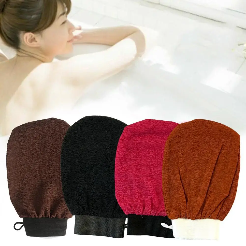 Double Sided Hammam Scrub Mitt Magic Peeling Glove Exfoliating Tan Removal Mitt