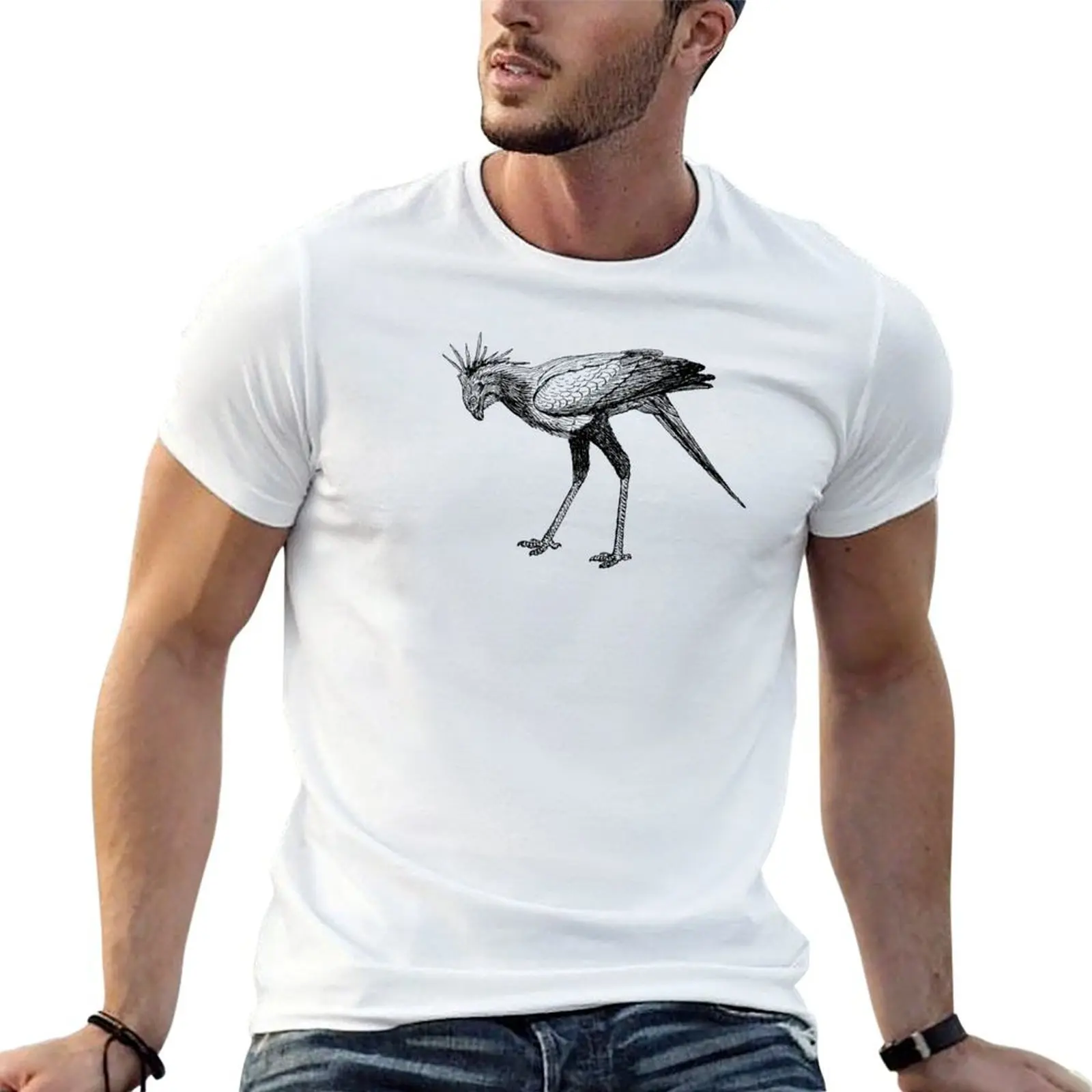 

Secretary Bird T-Shirt t shirt man casual man t shirt luxury T-Shirt