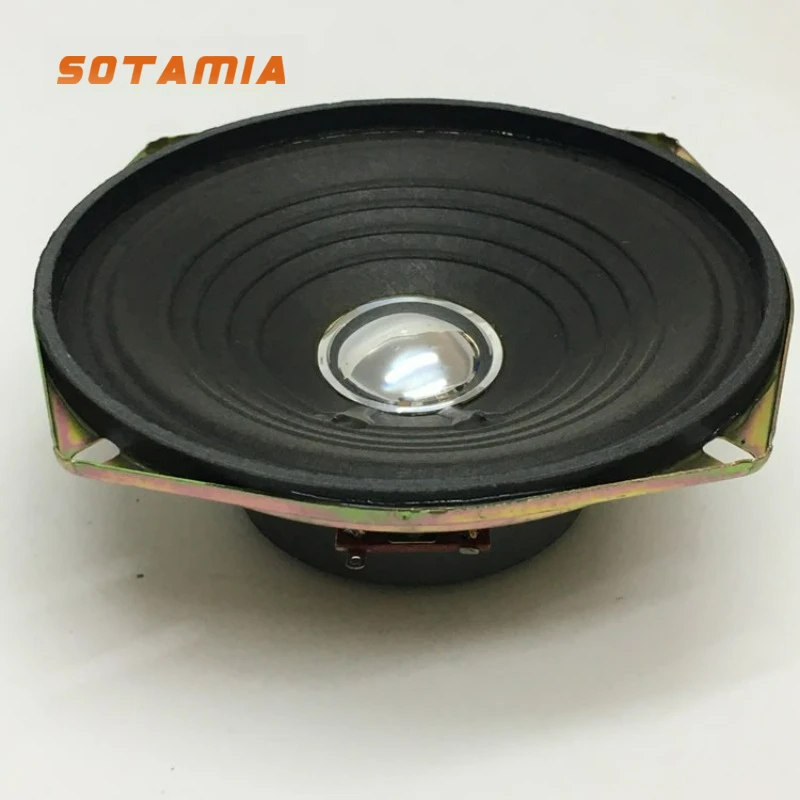 

SOTAMIA 2Pcs 5.3 Inch Audio Full Range Speaker 5.7 Ohm 12W Full Paper Diaphragm Loudspeaker DIY Home Music Bluetooth Speaker