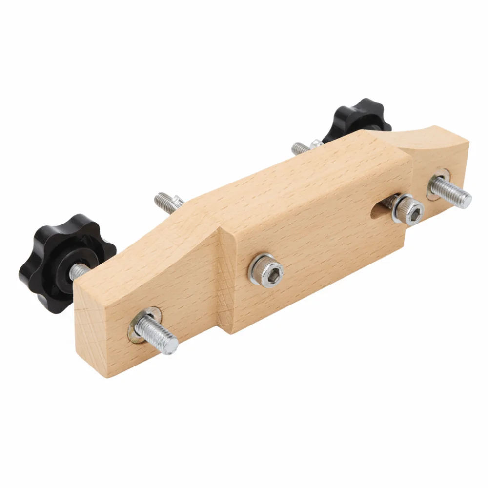 ​​Wooden Guitar Bridge Clamp​ With Cork Gasket​ ​With L-Wrench​ ​Luthier Tools​ ​Precision Holding ​Bridge Replacement Tool​