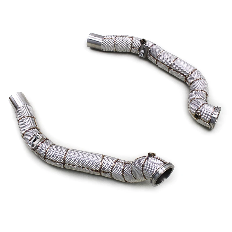 

Auto Heat Shield Straight Downpipe for Maserati Levante 3.0 2016-2022 Stainless Steel Exhaust Pipe Free Flow Race Sound Downpipe